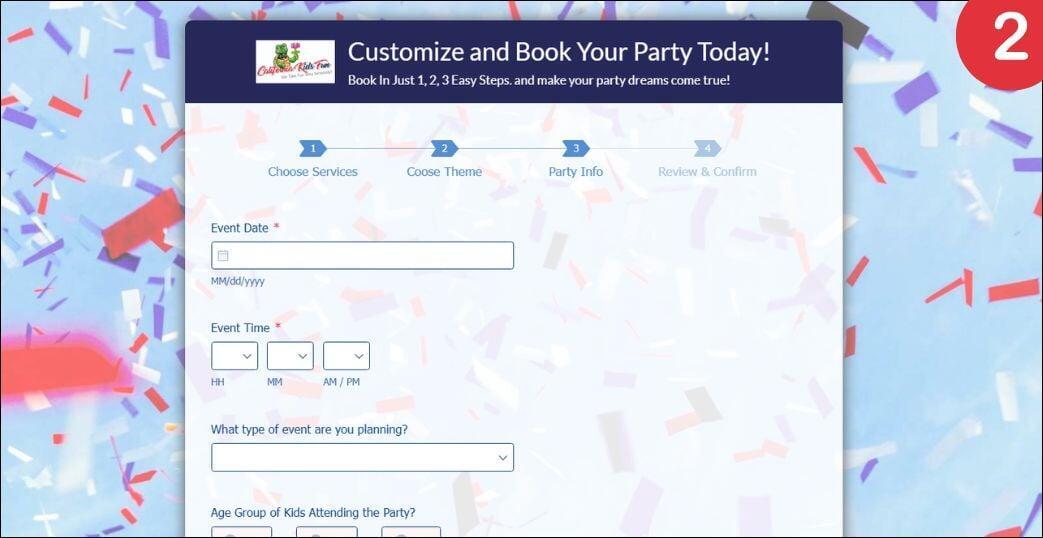Booking Step - 2