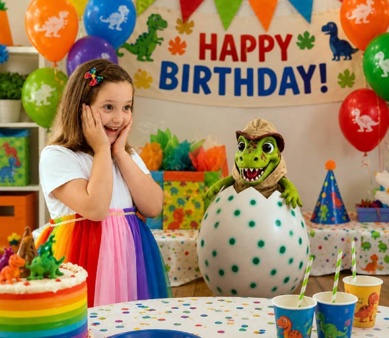 Dinosaur Themed Birthday Party
