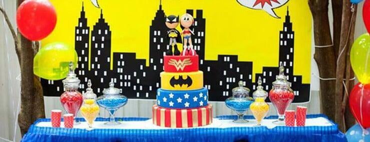 Superhero birthday party theme